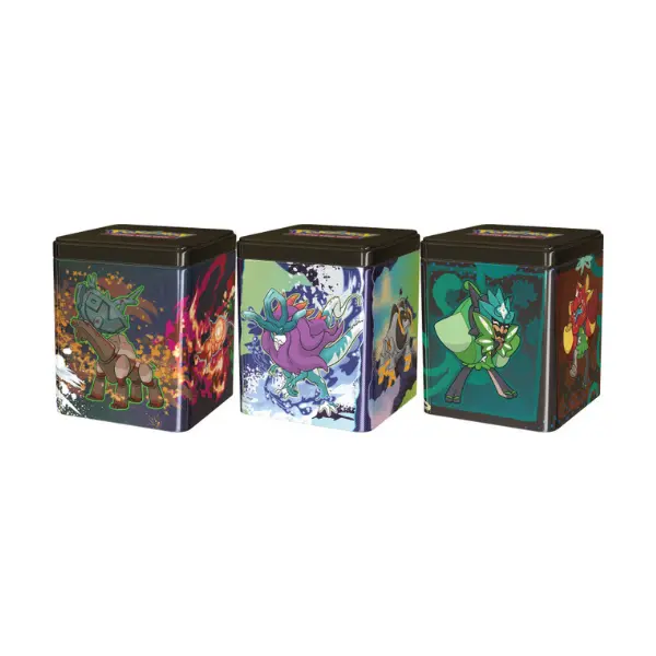 Lata Stacking tin set 3 tins (aleatorio) | Pokémon